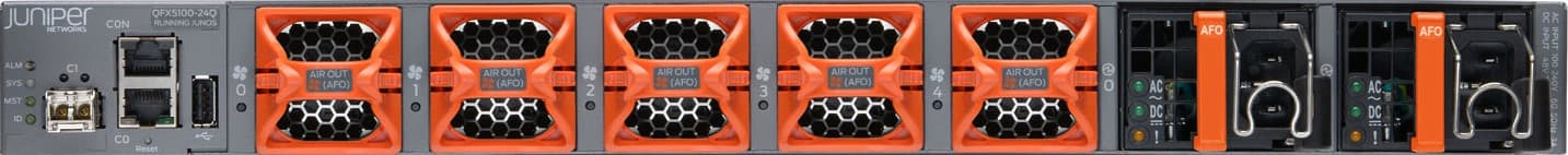 QFX5100-24Q rear